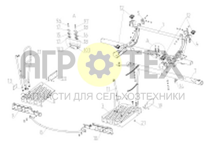 Чертеж Каркас площадки входа (TORUM-785.07.01.000Ф)